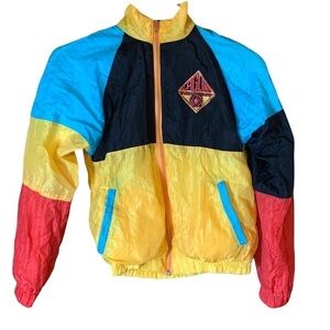 Boy’s Vintage Laguna color block track / windbreaker jacket Size Medium